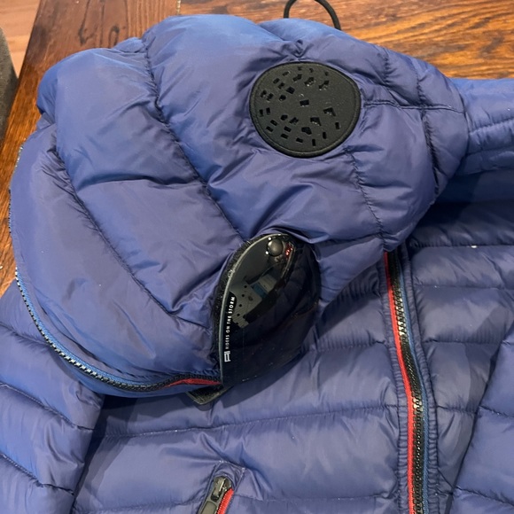 AI Riders on the Storm Boys Micro Ripstop Nylon Down Jacket with Goggles Size 12 - Picture 4 of 9